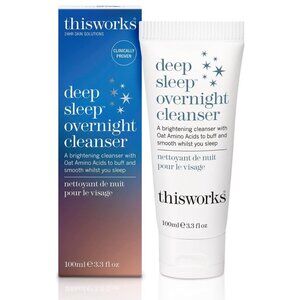 Thisworks Deep Sleep Overnight Cleanser Oat Amino Acids 3.3 Fl Oz /100ml Sealed